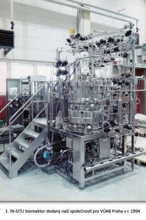 Bioreaktor B.Braun - dnešní Sartorius Stedim