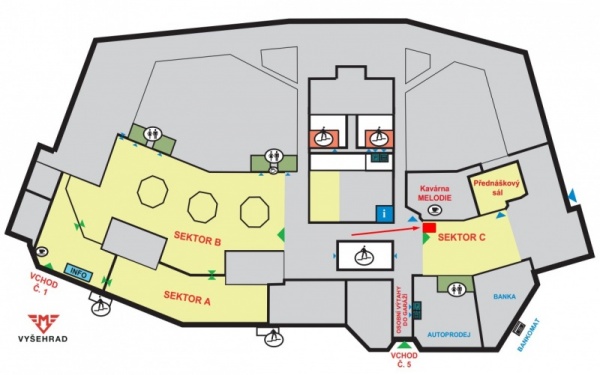 Mapa výstavy LABOREXPO