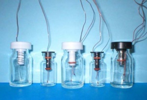 Lyofilizační vialky s teplotními čidly 